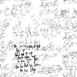 seamless abstract text pattern handwritten font vector image