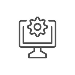 Settings Icon - Computer vector image