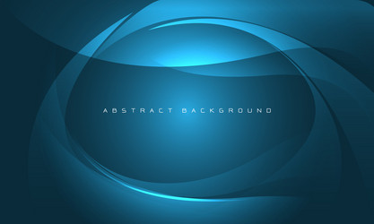 Abstract blue curve futuristic with blank space vector