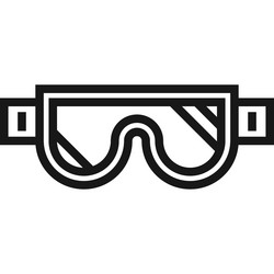 experiment flat line web icon concept vector image