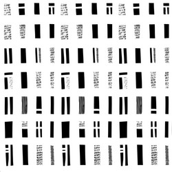 hand-drawn seamless pattern with abstract vector image