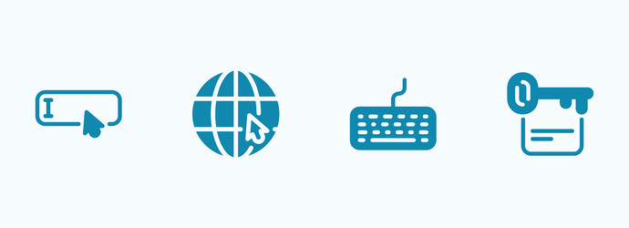 simple icon on a theme internet queries vector image