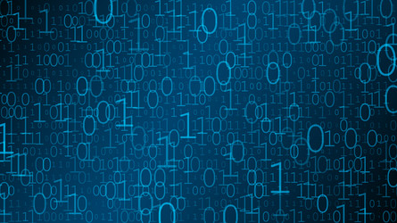 Binary Code Background vector image
