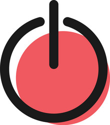 Power on off graphic icon design template Vector Image