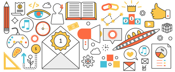 development of new technology abstract space vector image