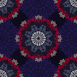 Seamless pattern with abstract elements vector