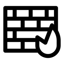 using a firewall to track network traffic vector image