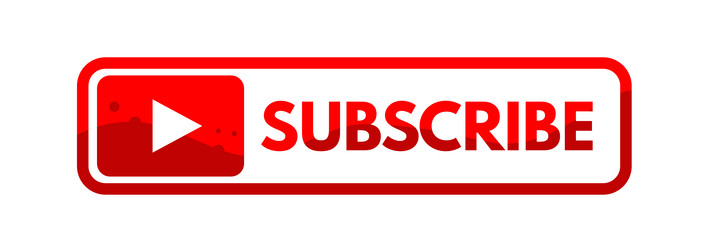 subscribe button - simple vector image