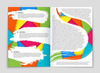 abstract layout background set for art vector image