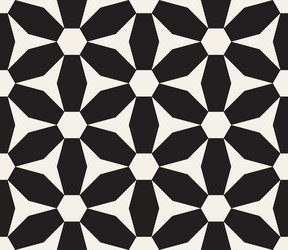 seamless pattern repeating geometric elements vector image