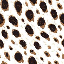 seamless pattern with decorative cheetah print vector image