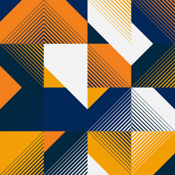 abstract geometric pattern with transition effect vector image