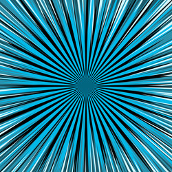 Blue color burst background abstract pattern vector