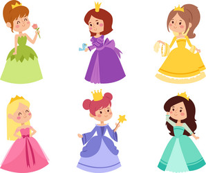 princess set vector