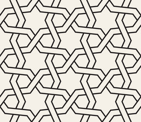seamless pattern repeating geometric elements vector image