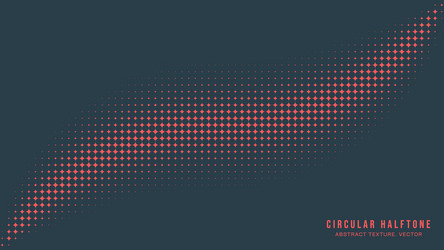 circular halftone pattern smooth curved border vector image