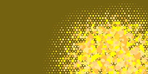 geometric multi size hexagon with color vector