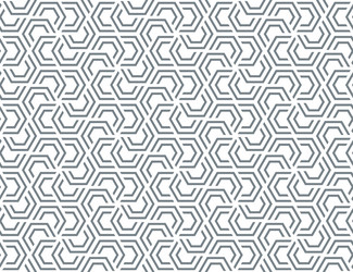 Geometric seamless pattern with hexagon shape vector