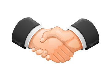 handshake icon agreement good deal partnership vector