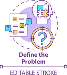 Problem Solving Concept Icon vector image