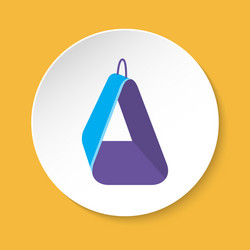 bird soft hammock icon in flat style vector image