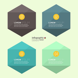 comparative chart with templates for presentation vector image