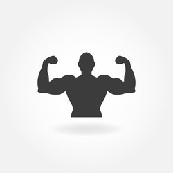 Black Muscle Flexing Vector Images (over 650)