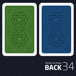 card back abstract pattern background underside vector image