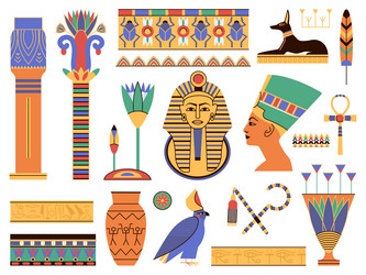 Religion ancient egypt Royalty Free Vector Image