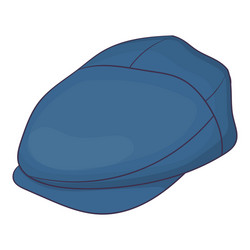 Golf cap icon cartoon style Royalty Free Vector Image