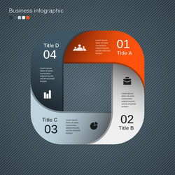 Modern template for your business project vector