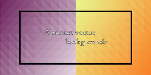 Set of seamless patterns repeating geometric vector