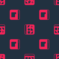 set browser files and different on seamless vector image