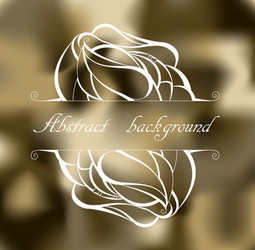 Abstract khaki background with pattern vector