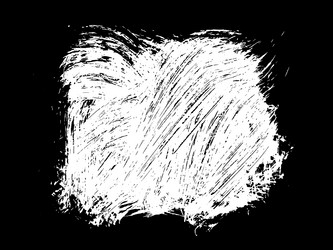 chalk texture scribble isolated on black Vector Image