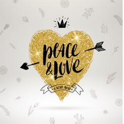 Romantic Valentine's Day Greeting Vector Image