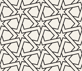 seamless pattern repeating geometric elements vector image