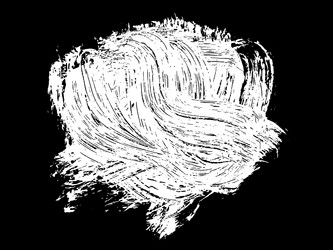 chalk texture scribble isolated on black Vector Image