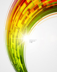 digital wave hi tech data flow innovation connect vector image