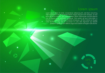 abstract background with polygon explosion vector image