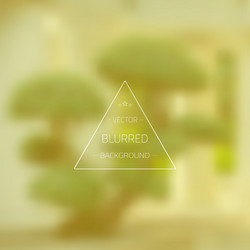 abstract tree gradient mesh blurred background vector image