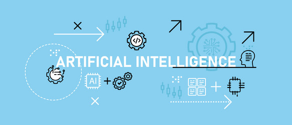 ai artificial intelligence conceptual computing vector image