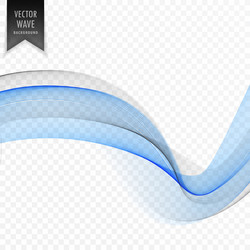 Blue wave elegant background design Royalty Free Vector