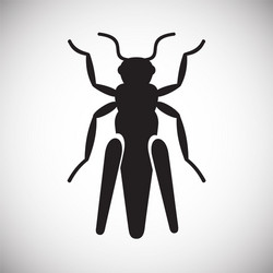 Debugging icon on white background for graphic Vector Image