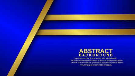 overlapping layers with glowing gold lines vector image