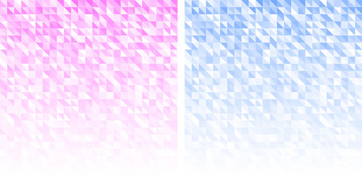 geometric background set triangle pattern vector image