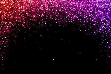 Red purple holiday falling particles with glow vector