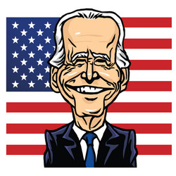 Joe Biden - US President Vector Image