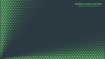 rounded dashes halftone pattern rays border vector image