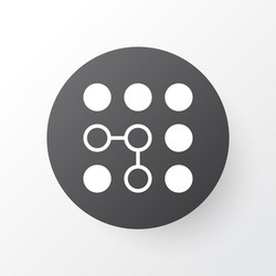 Computational complexity icon symbol premium vector